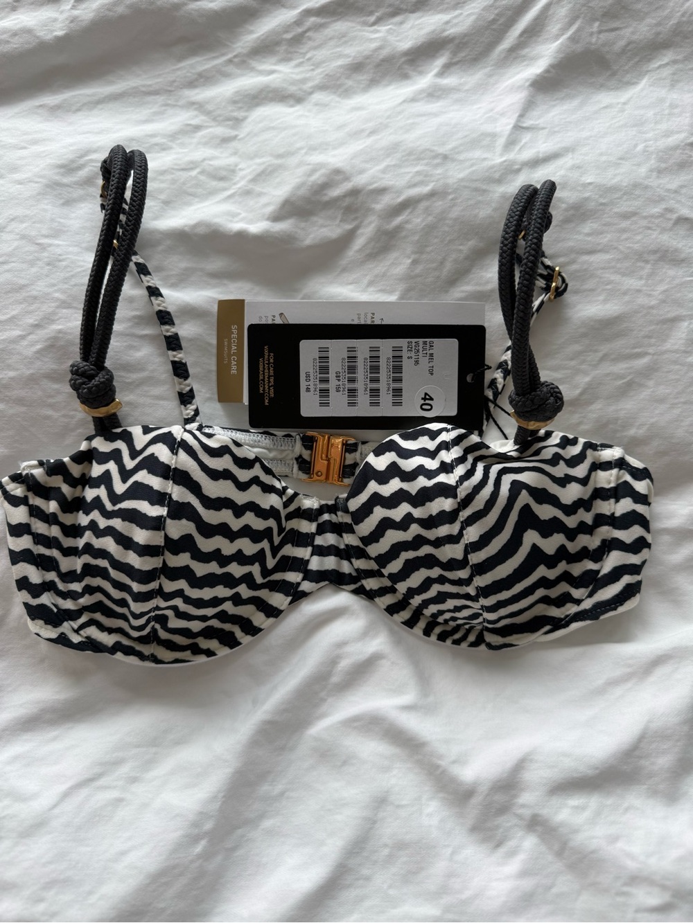 Vix Zebra Print Bikini Size Small - Picture 7 of 11